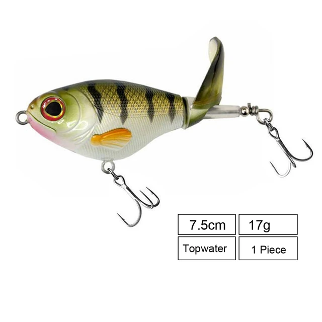 Whopper Plopper Fishing Hard Lures 10cm/13.2g Top Water Popper Bait  Wobblers Rotating Soft Tail Fishing Tackle Pesca - AliExpress