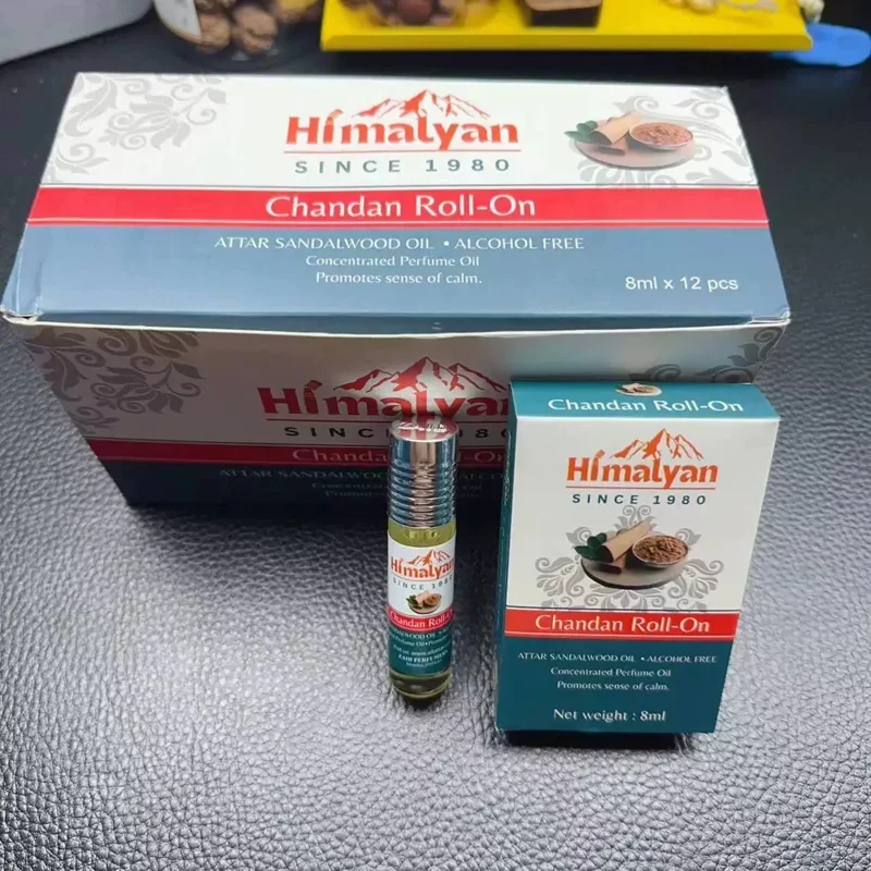 India Himalayan Sandalwood Incense Essential Oil Pure Walking Beads 8ml Soothing Sleep Aromatherapy Difusor De Aroma
