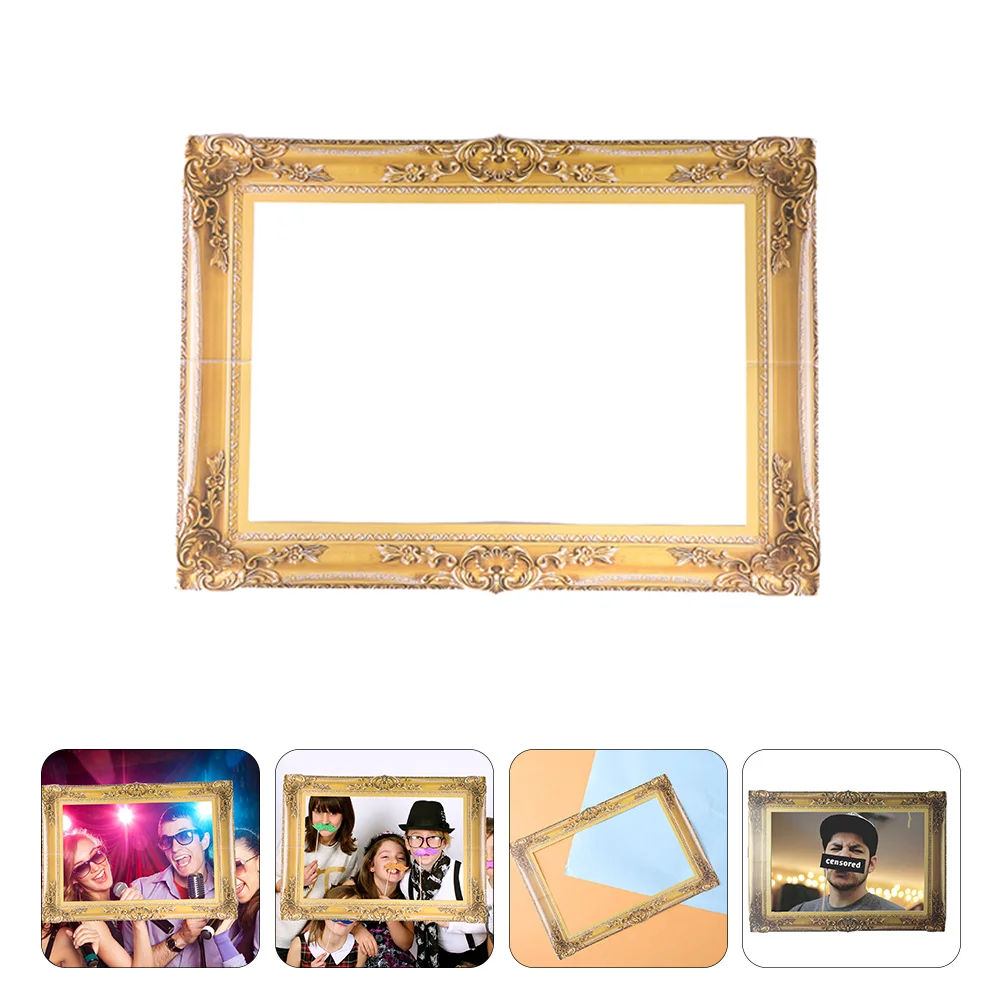 

5 Pcs Photo Frame Props DIY European Style Booth Party Paper Photography