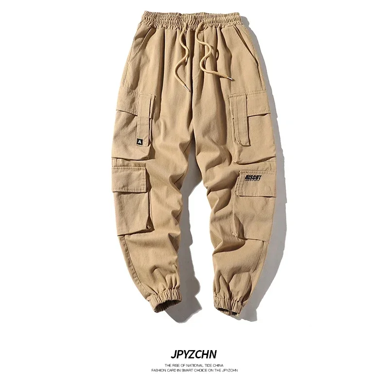 Description Picture 6 of itemCasual Pants Men's trend line of loose-fitting overalls pants leggings sports pants