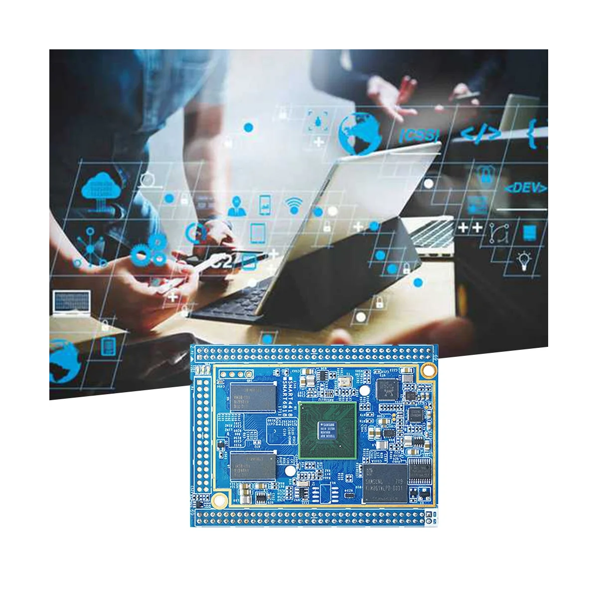 Smart4418 ھ , Cortex-A9  ھ 1 + 8G EMMC  ҽ, ȵ̵ 7.0, , OpenWrt  ھ , S5P4418