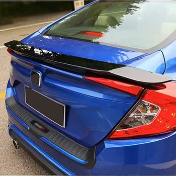 Spoiler per Honda Civic 10a Generazione Berlina 4 Porte 2016-2020, Alettone Posteriore in Plastica ABS per Bagagliaio Auto