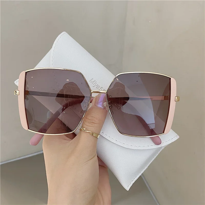 Fashion Metal Square Sunglasses Women's Outdoor Driving Fishing Eyewear Shades UV400
