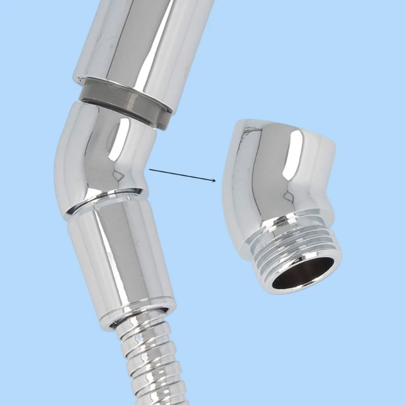 Shower Head Elbow 30&deg;Angle Adapter Shower Arm Elbow Universal Interface for Hand Showers and Wall-mounted Showers KXRE