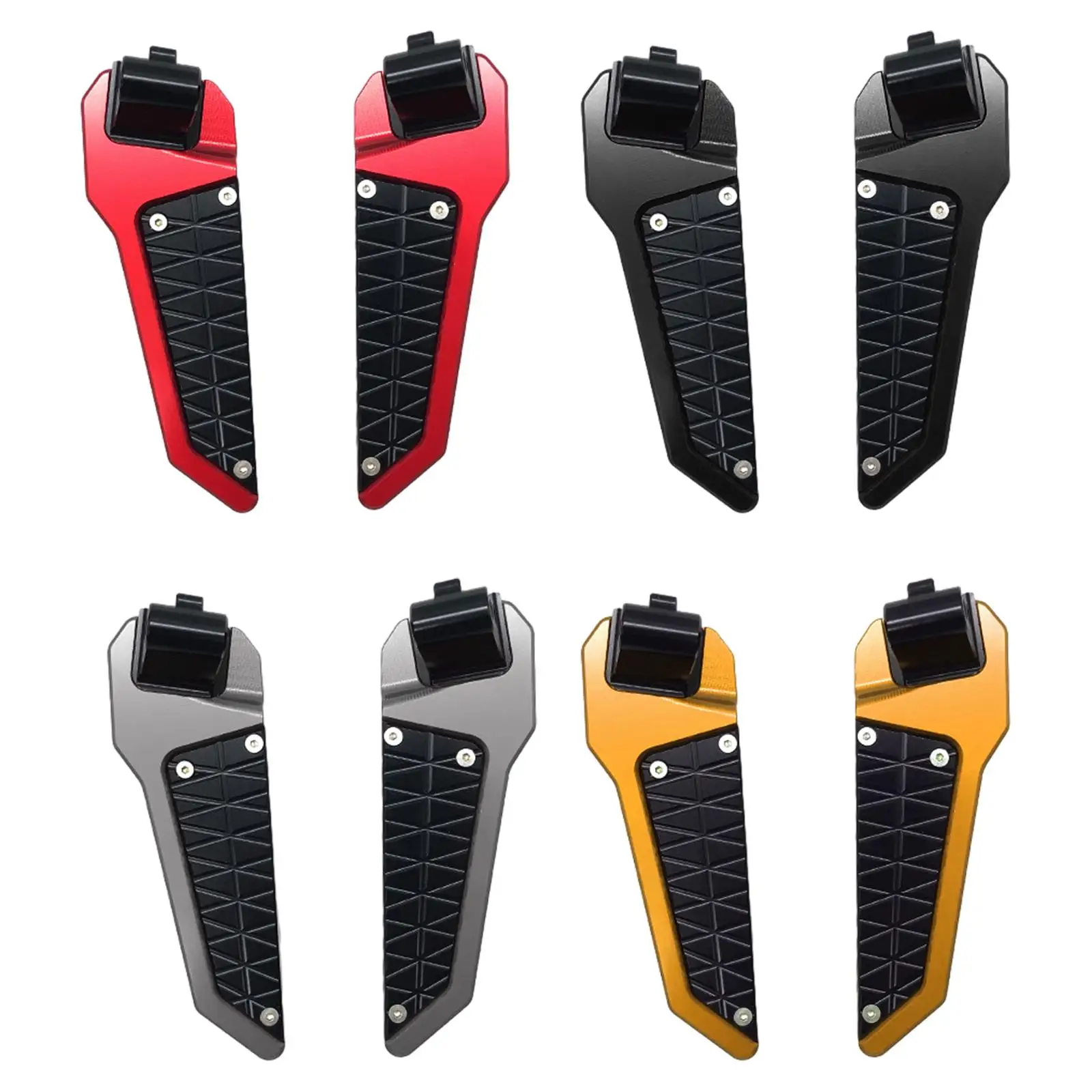 

Rear Passenger Footpad Durable Aluminum Alloy Motorcycle Foot Rest Foldable Pedals Rests for Honda Adv150 Adv160 2017-2023