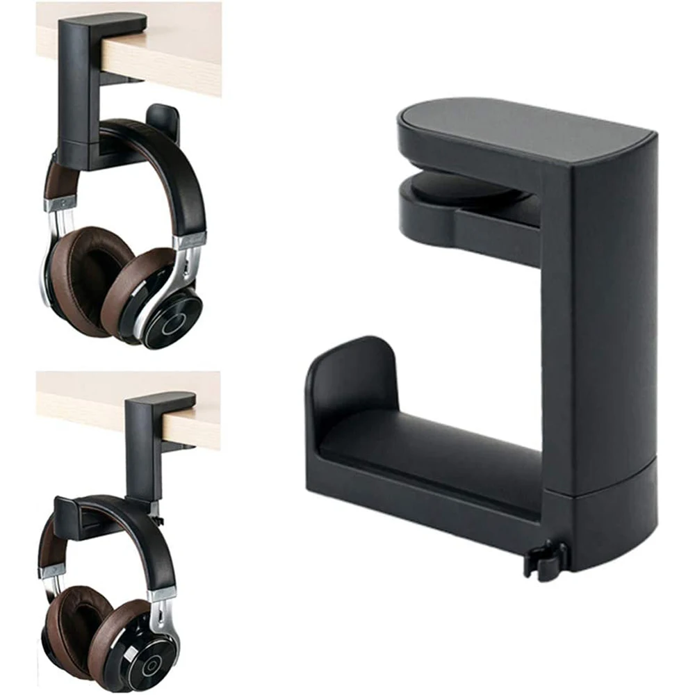 Headphone Stand Holder Mount Gaming Headset Hanger Organizer Under Desk