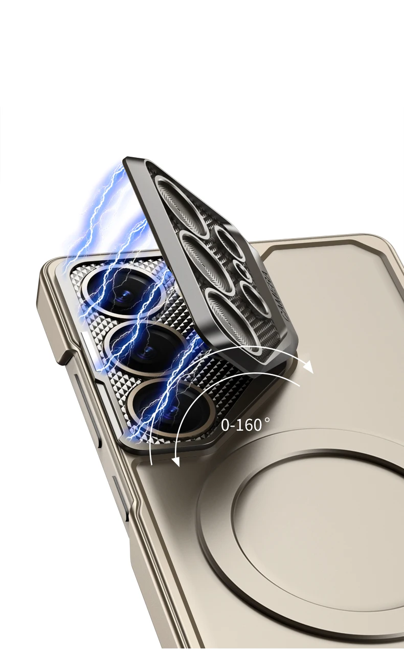 For Magsafe Wireless Charging Case For Samsung Galaxy S25 S24 Ultra Metals Lens