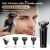 SEJOY Shaver Men USB Electric Shaver Powerful Beard Shaving Machine Electric Razor Rechargeable Waterproof 4