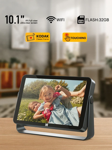 楽天市場】【KODAK公式・一年保証】デジタルフォトフレーム wi-fi 木製