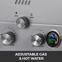 VEVOR Propane GPL chauffe-eau à gaz en acier inoxydable sans réservoir gaz Propane GPL chaudière appareil ménager 6L-18L chauffe-eau 5
