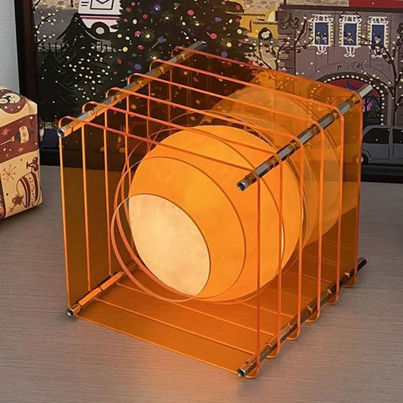 Artistic Acrylic Rechargeable Desk Lamp – Decorative Ambient Night Light 6