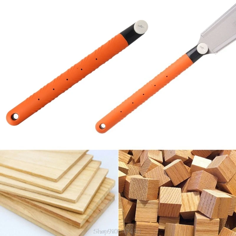 Replacement Handle For Wood Working Double Sides Stainless Steel Hand Tenon Fine PVC Handle N02 20