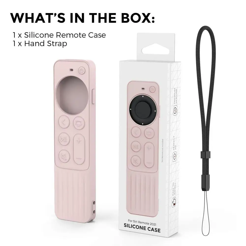 Description Picture 5 of itemSilicone Protective Case Durable Cover For Apples TV Dustproof Generation 4K SiriRemote Control Shockproof Shell Skin Sleeves