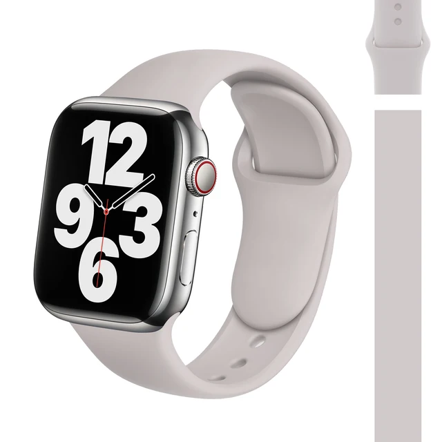 Silicone Strap for Apple Watch Band 45mm 41mm 44mm 40mm 42mm 38mm Correa Watchband Armband Bracelet iWatch Series 7 SE 6 5 4 3 2 29