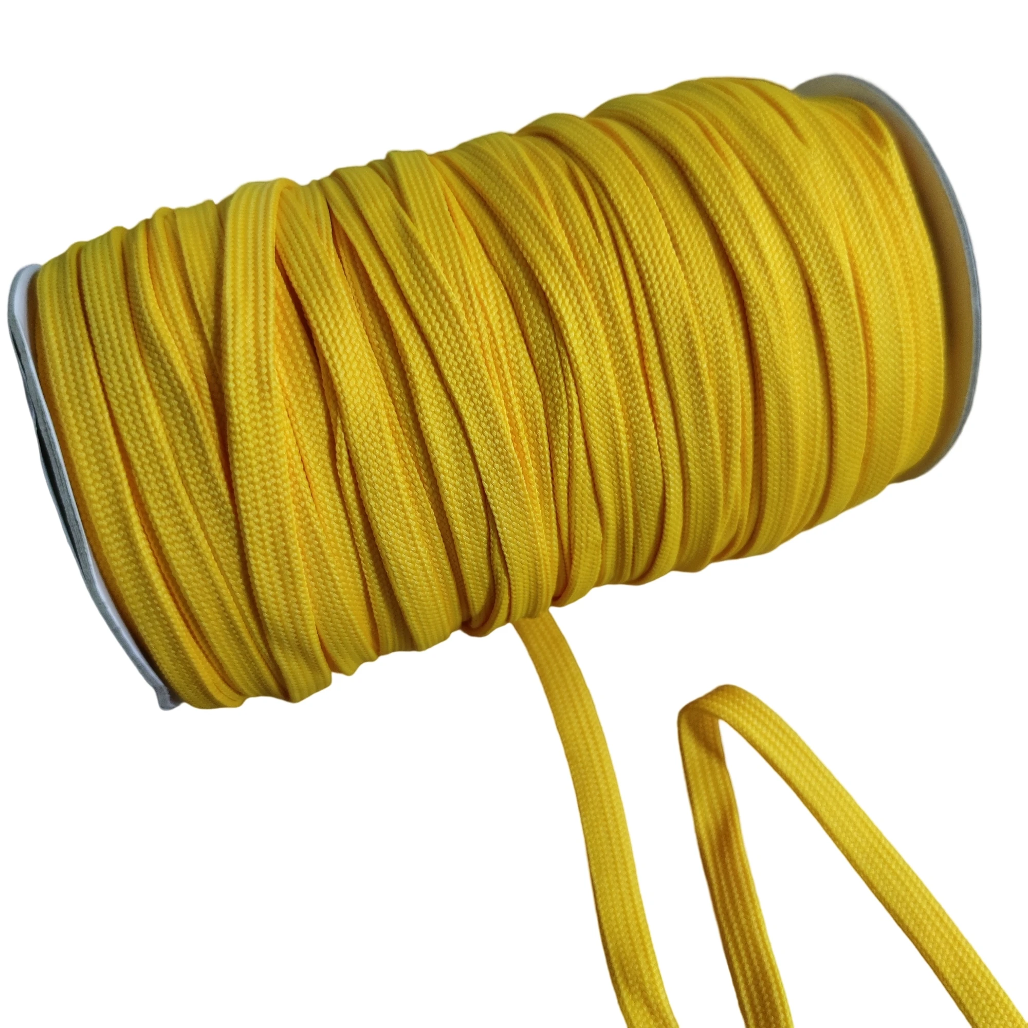 15mm Braided Crafts Soft Flat Drawstring Replacement Draw Cord Hoodie Sweatpants for Laces, Handles 5meters