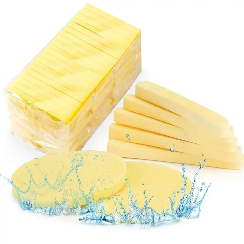 Compressed Round Facial Cleansing Sponges Cleaning Brushes Cleanse Tools Makeup Remover Wipes Finger Wholesale Free Shipping