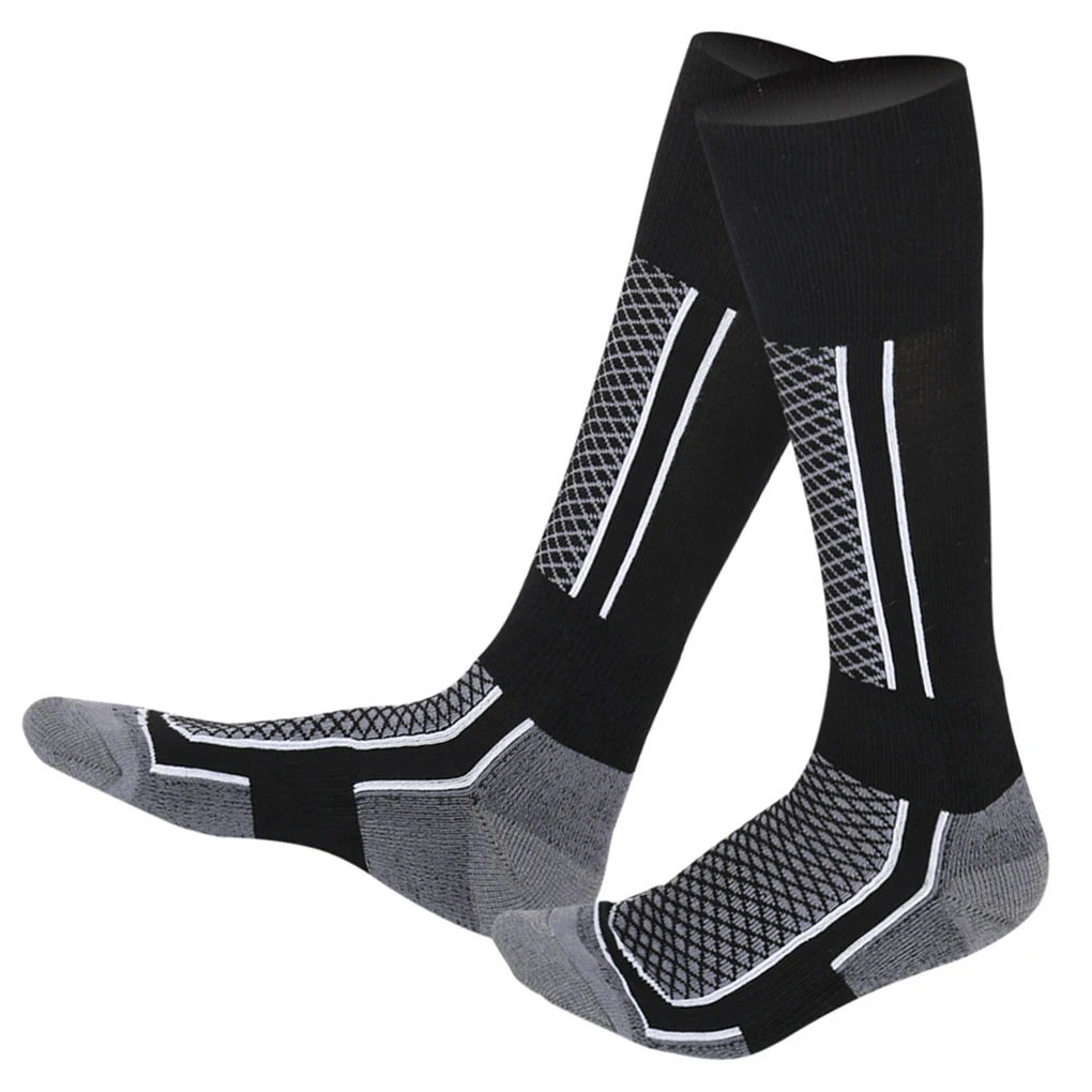

1 Pair Ski Socks Winter Supplies Foot Warmer Fine Workmanship Adult Thicken Design Craftsmanship Warmth Handy to Wear