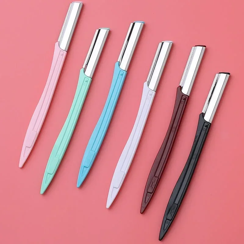 Eyebrow Razor Multipurpose Exfoliating Dermaplaning Makeup Tool Eye Brow Knife Face Hair Removal Blade Shaver 3Pcs