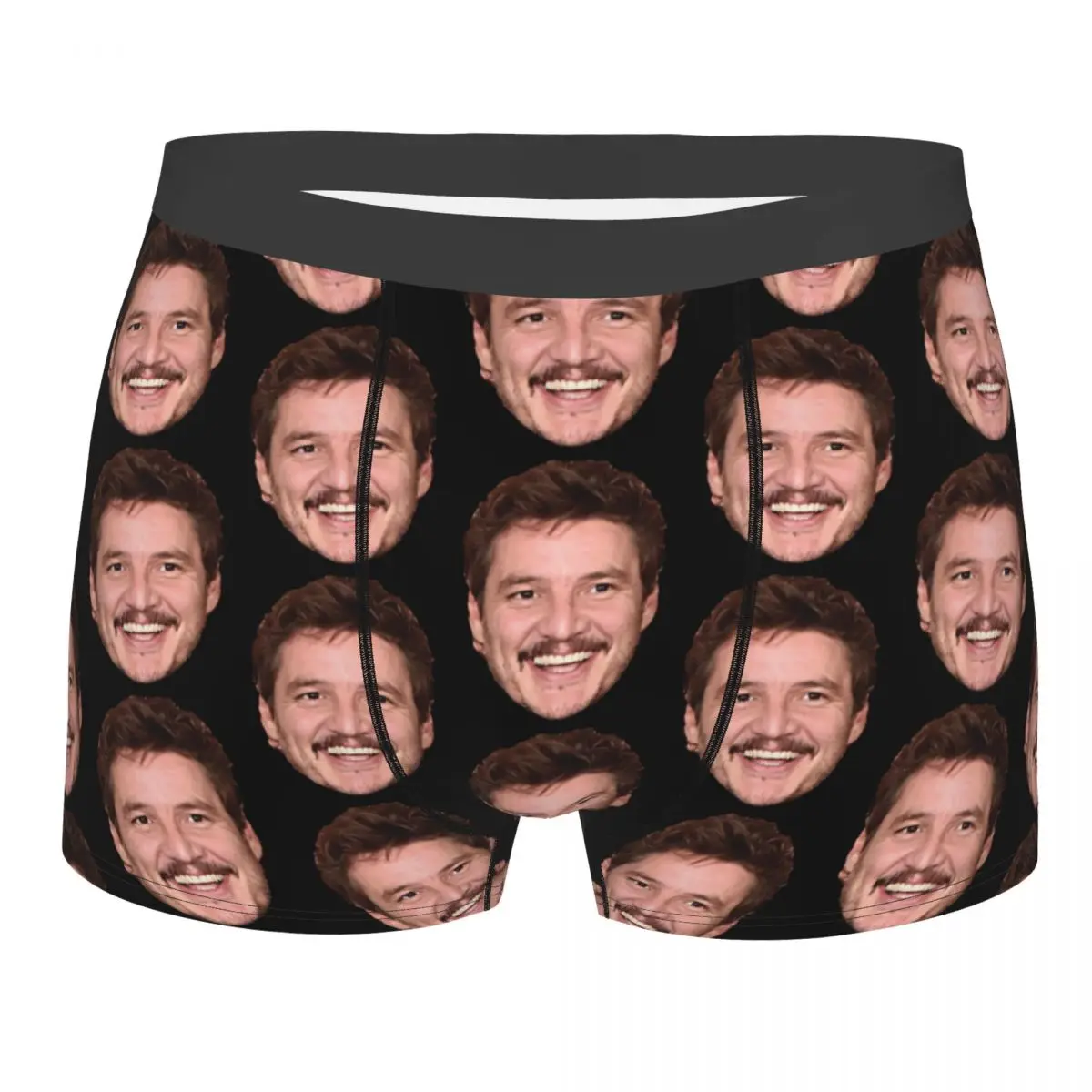 

Sexy Male Cool Pedro Pascal Smile Meme Underwear Boxer Briefs Men Breathable Shorts Panties Underpants