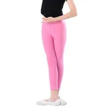 Trendy Girls’ Hot Foil Printed Dance Pants – Ages 2-12 – Kids’ High-Stretch Long Pants