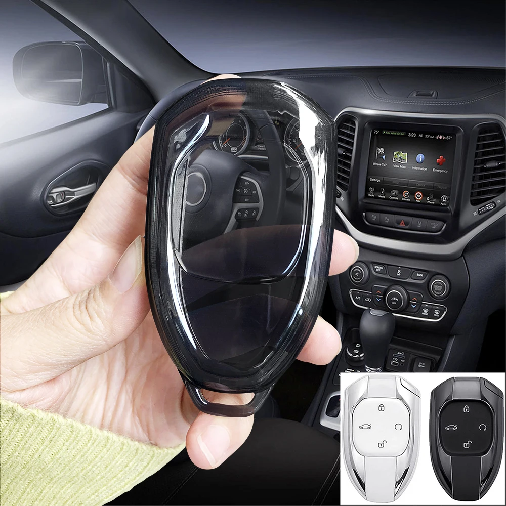 Key Case Cover Car Key Shell TPU Car Key Case Cover for Trumpchi GAC GS8 GN8 Emrow GS3 Emzoom Empow J11 J12 J13 J14 J15 J16 GS7 GM8 GS5 GA6 GM6 -