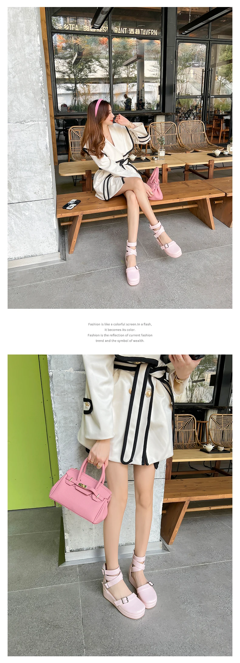 Oversized Shiny Patent Leather Ankle Strap Roman Style Women's Sandals Platform Flat Breathable Belt Buckle Summer Sandals