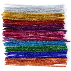 Colorful Chenille Stems for DIY Crafts and Educational Projects (100pcs) (Jincong Mix Color 5)