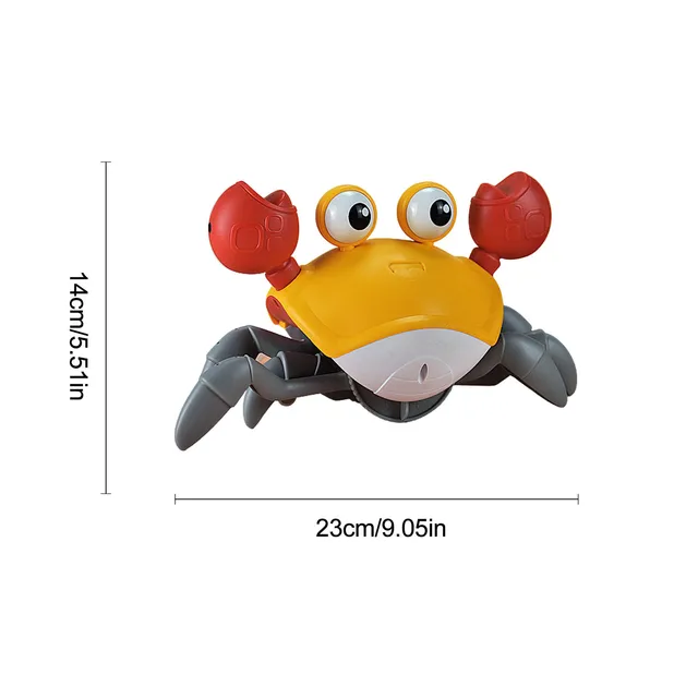 Electronic Toy For Babies Crawling Interactive Crawling Crab Toys With Music And Lights For Kid Baby Toddler Simulation Crab Toy 6
