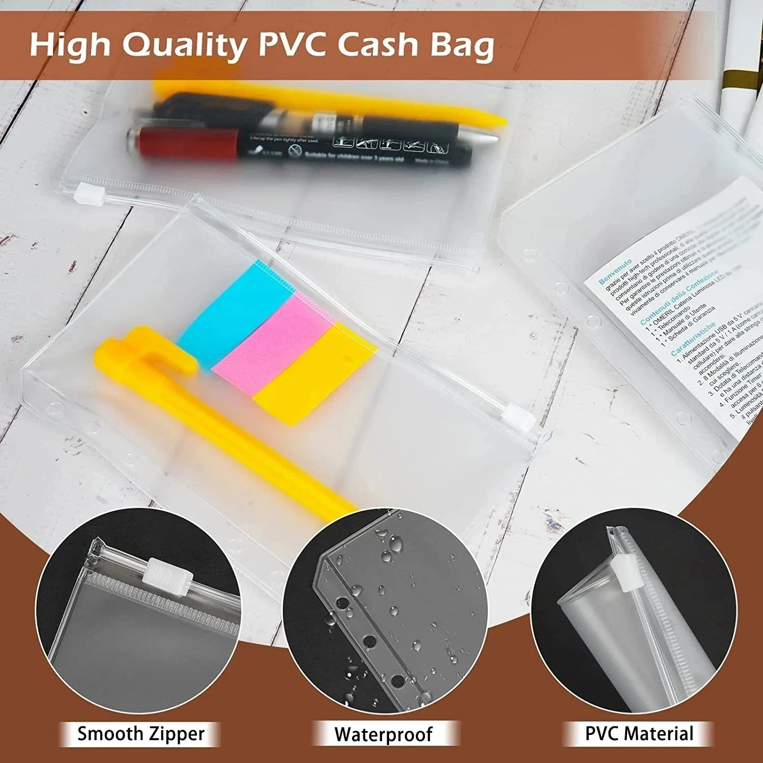 Budget Binder Notebook with Cash Envelopes for Money Management and Savings Organization