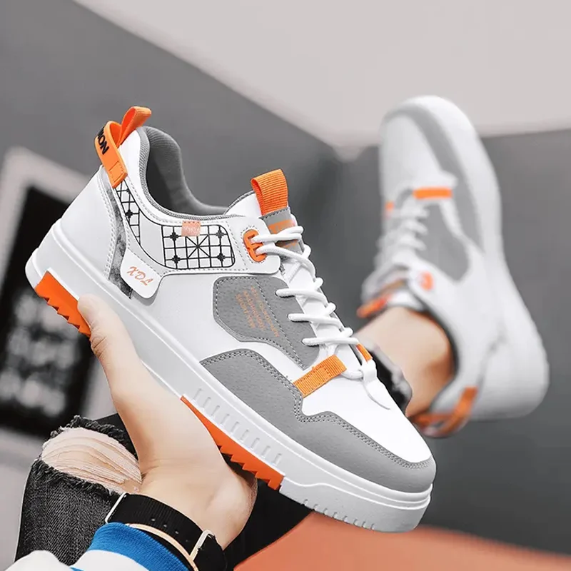 

New Fashion Lightweight Sneakers for Men Spring Low-top Trend Outdoor Casual Sports Shoes Soft Insole Comfortable Men's Shoes