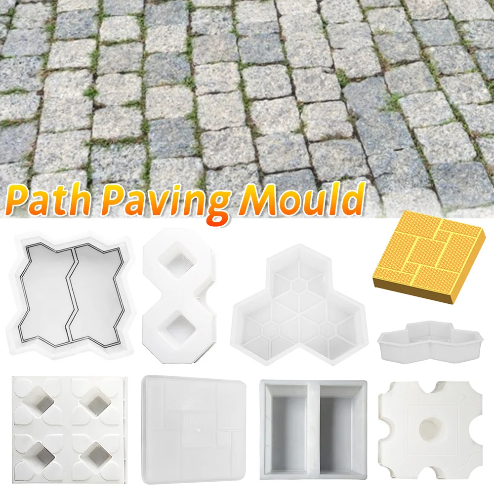 DIY Path Maker Cement Brick Mold 1