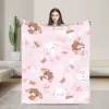 Cartoon Sugarbunnies Blanket  Fleece Awesome Soft Throw Blankets for Bedspread  Winter 2