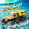 JJRC 8x8 RC Car 8WD Off-road Amphibious Stunt Vehicle 8-wheel Speed Racing Truck Waterproof Crawler 2.4G Remote Control Car Toys 1