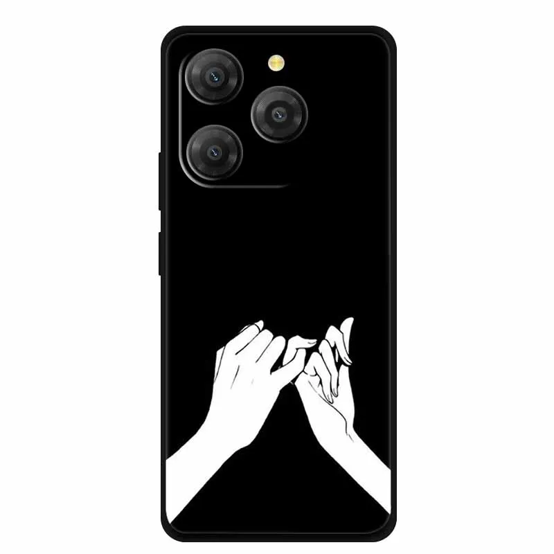 Black Lion & Wolf Silicone Soft Phone Case - Sleek Back Cover