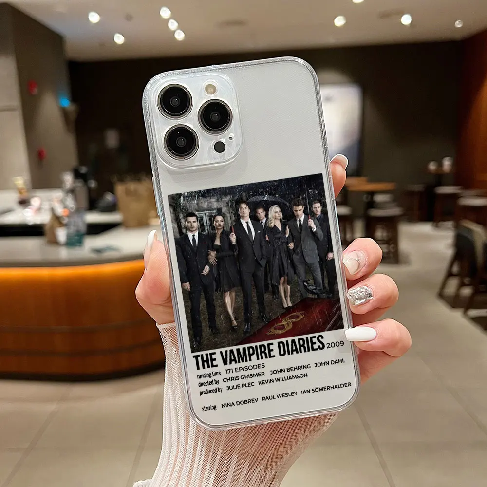 thumbnail image 1 of Funda de teléfono transparente para iPhone, carcasa transparente de The Vampire Diaries Jake para iPhone 15, 14, 13, 12, 11, Mini Pro Max, X, XR, XSMax, 6S, 6, 7, 8 Plus, SE20, 1 of 5