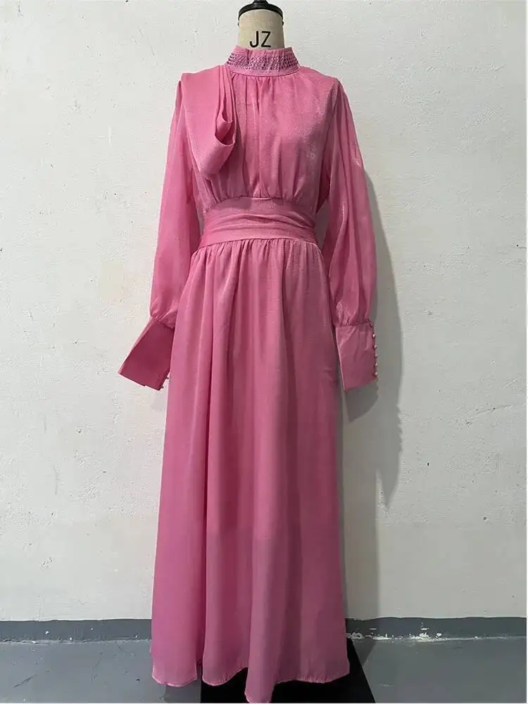 LGRQ 2025 الوقوف طوق فانوس الأكمام مطوي وصمة عار ع...