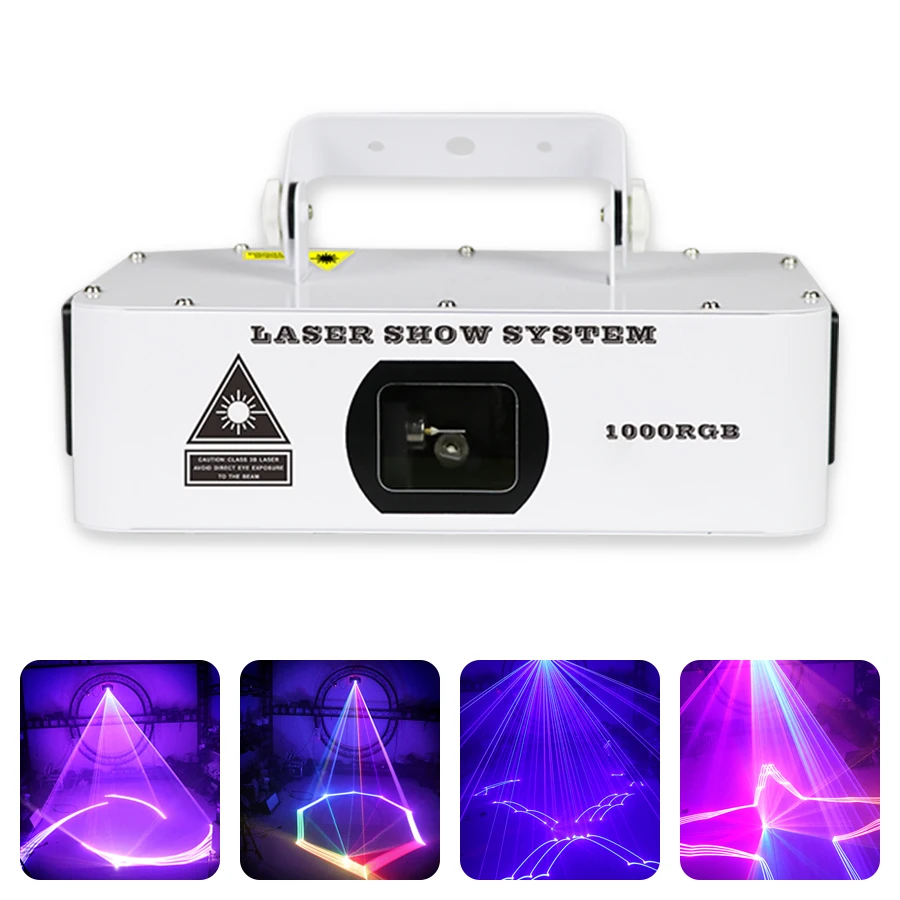 

600 MW 1W 1.5W 2W 3W RGB Laser Light 256 Patterns led Animation Laser Scanner DMX512 Music DJ Disco Outdoor Bar Laser Projector