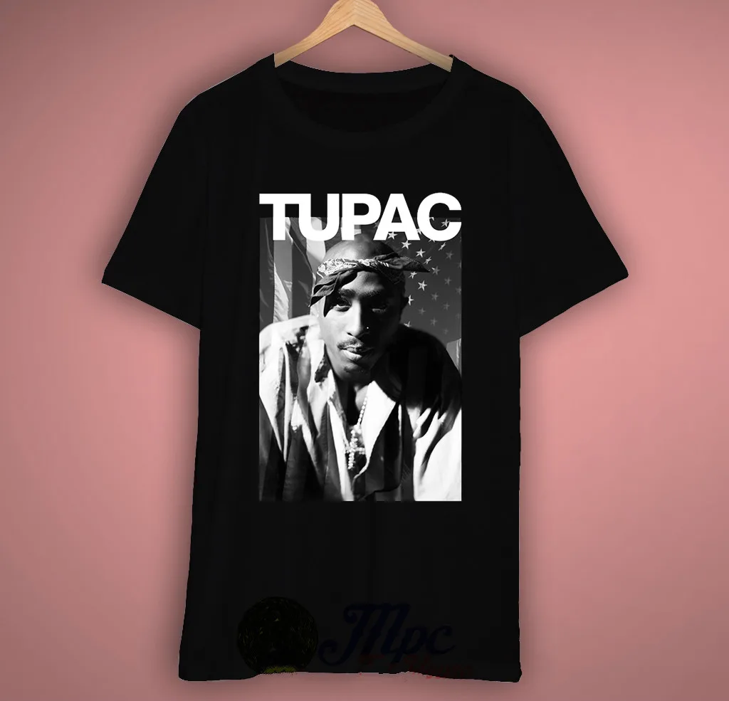 

2pac Hip-hop Legend Rapper Tupac Shakur T-Shirt 100% Cotton O-Neck Summer Short Sleeve Casual Mens T-shirt Size S-3XL