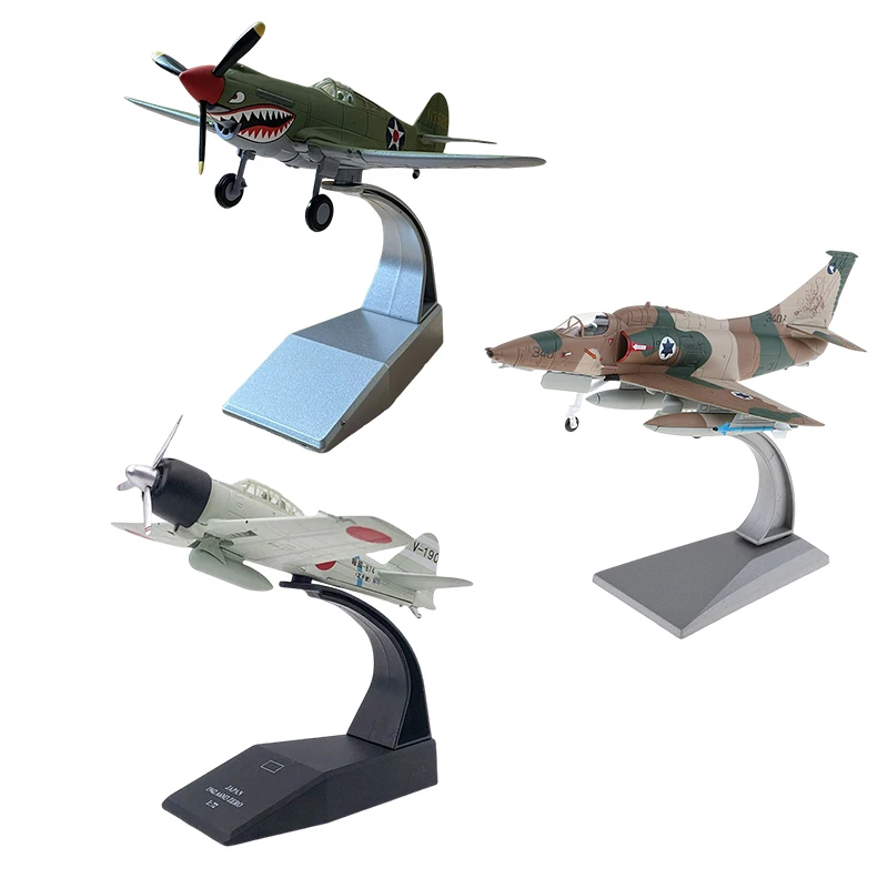 1/72 다이 캐스트 합금 현실적인 미국 A-4 Skyhawk 모델, 금속 비행기 항공기 모델, 장난감 홈 테이블 장식, 스탠드 선물