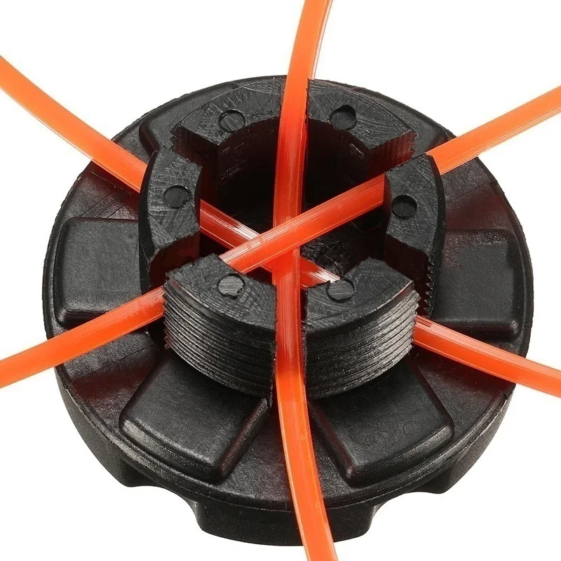 Quick Installation of Portable Line Trimmer Head for Gasoline Brush Cutter