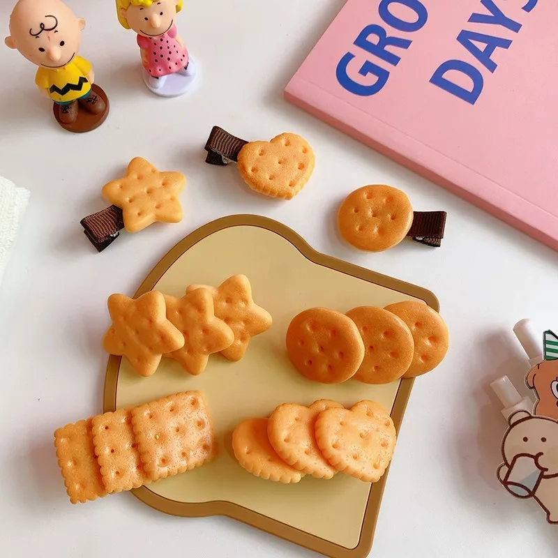 日本の女性のための愛らしいクッキーヘアピン,女性のためのヘア