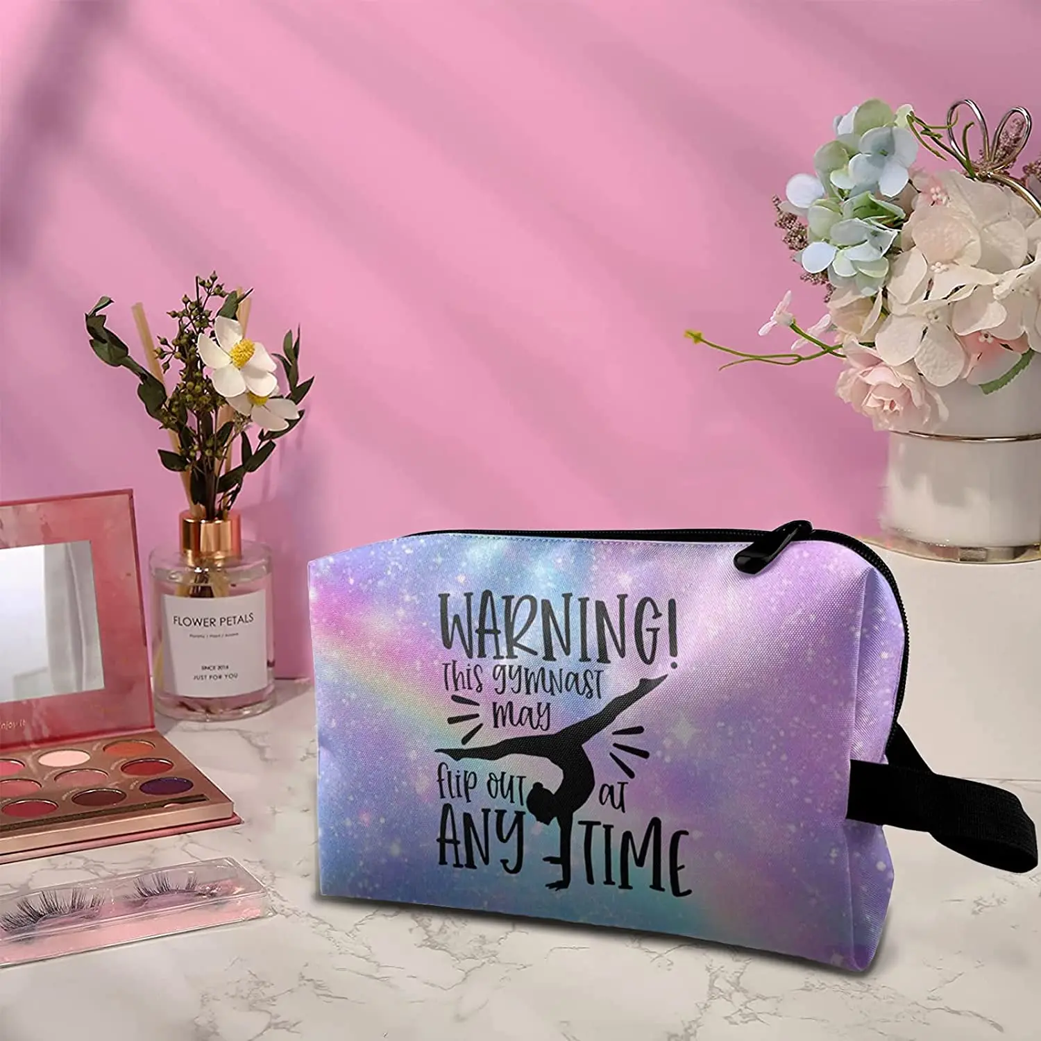 Borsa Per Trucco Ginnastica - Tela Impermeabile, Design Sportivo, Per Ragazze, Viaggio - Foto 5