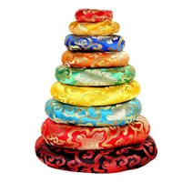 Tibetan Singing Bowl Mat, Himalayan Hammered Chakra Meditation, Religion Belief - Image 3