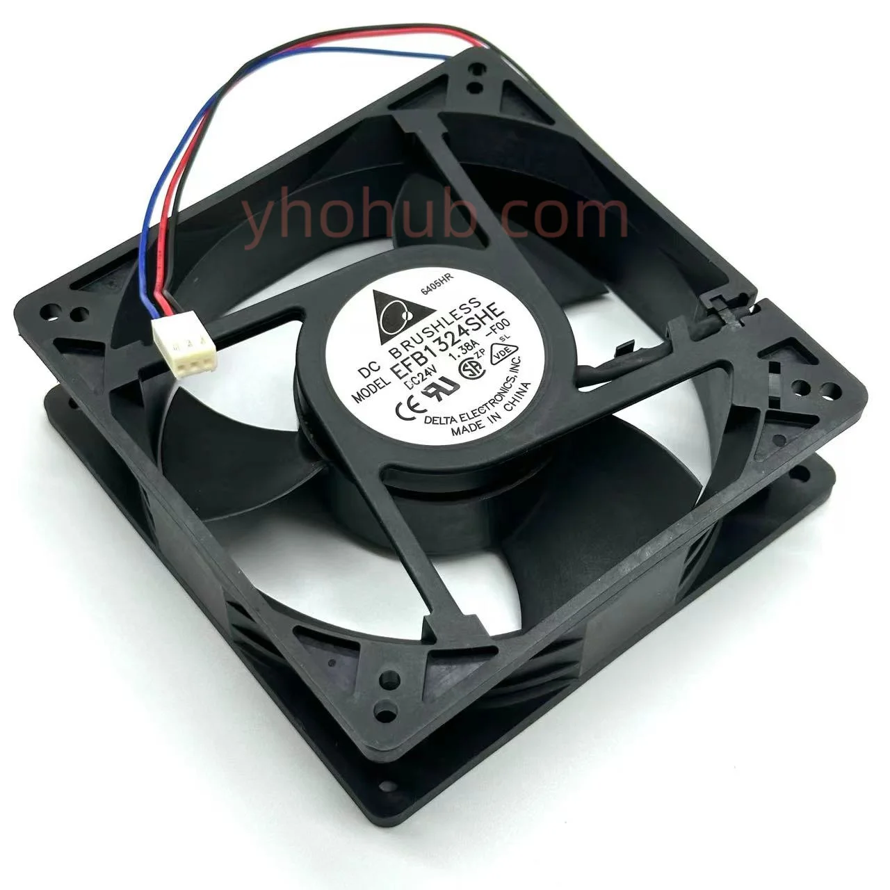 Delta Electronics Efb1324she F00 dc 24v 1.38a 127x127x38 mm Ventilador de Refrigeração do Servidor de Fios