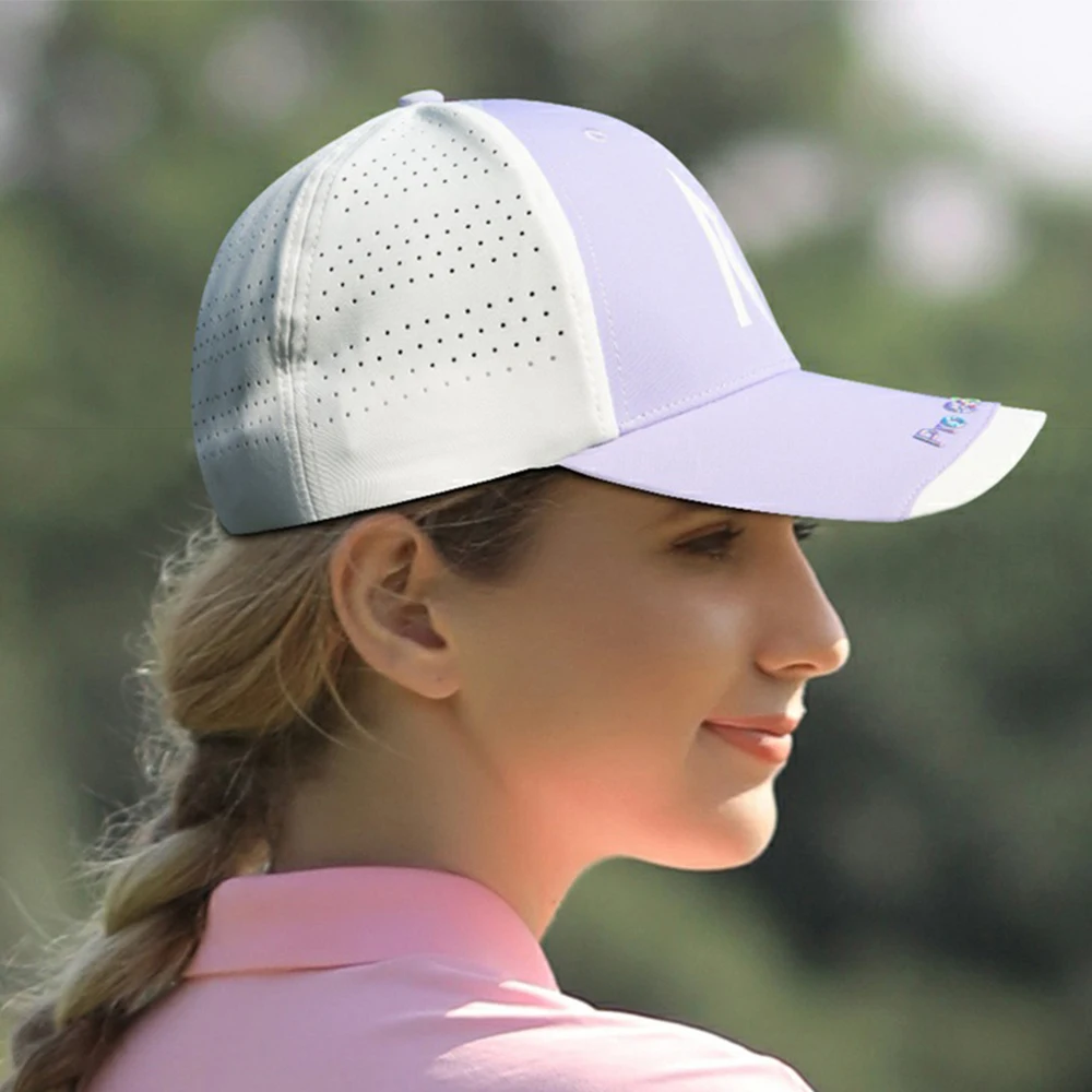 

PGM Summer Sports Golf Cap Men Women Cotton Adjustable Baseball Hat Sunscreen Breathable Quick-drying Leisure Running Hat