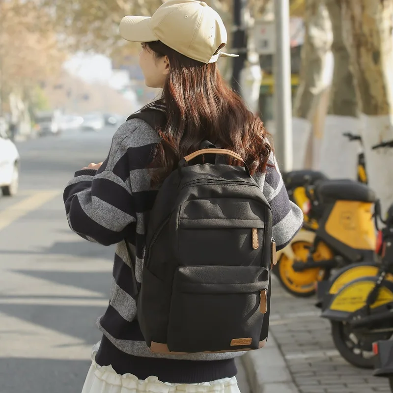 

Рюкзак унисекс в Корейском стиле, новый модный дизайн в стиле преппи для студентов, пары отдыха, путешествий, Легкий Кошелек на молнии для планшетного ПК, ноутбука