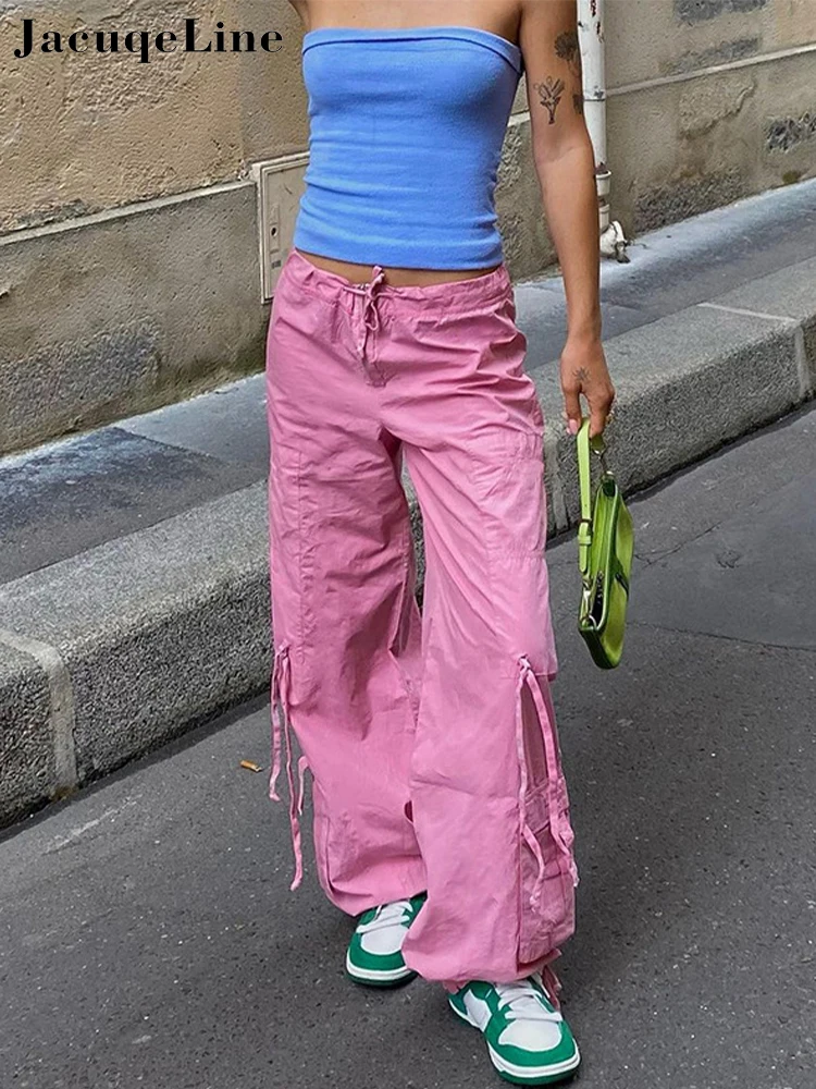 Jacqueline 2022 Pocket y2k Pink Cargo 