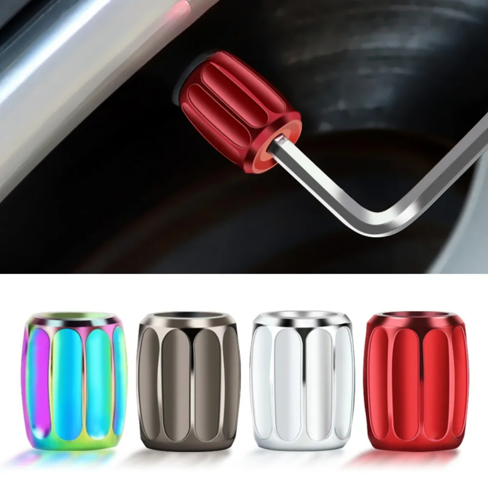 

Metal Anti-theft Tire Valve Cap Core Sleeve Personalized Modification Car