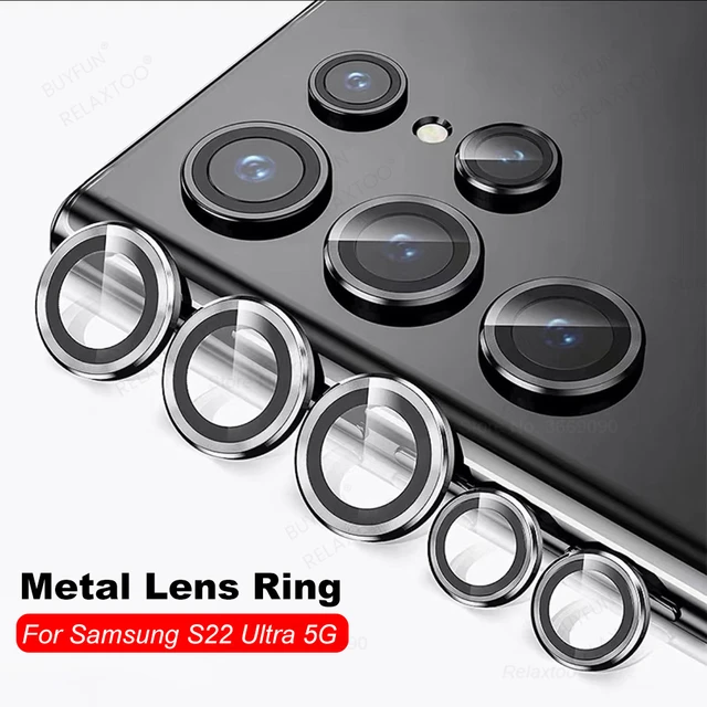 Case-Mate Samsung Galaxy S24 Ultra Camera Lens Protector with Black  Aluminum Rings - Double Tempered Glass - Includes Lens Protection Guarantee  