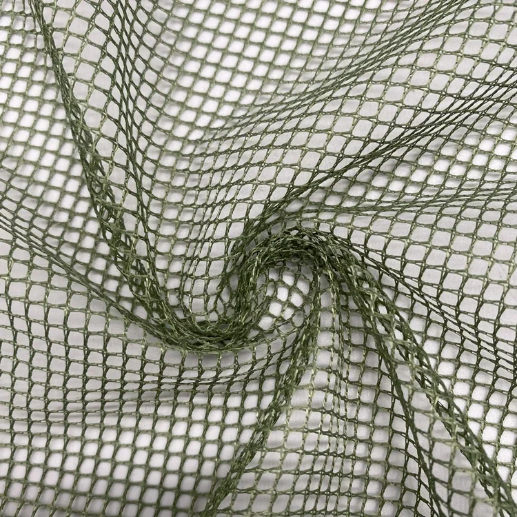 일반 메쉬 패브릭 스포츠웨어 의류에 대한 미터로 부드러운 Fishnet 바느질 부드러운 가방 안감 천 바느질 통기성 편안한